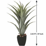 27in Artificial Agave Plant Potted Plants, Artificial Plant Perfect for Home ...