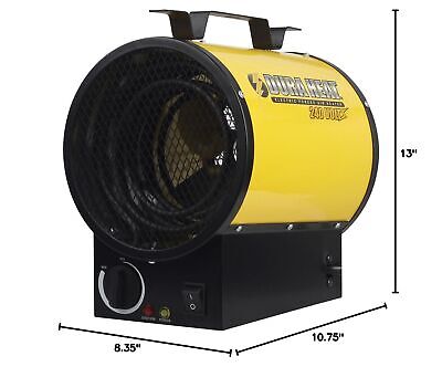 Dura Heat EUH4000 Electric Forced Air Heater, Medium, Yellow