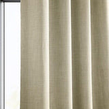 HPD Half Price Drapes Grommet Linen Curtains 84 Inches Long Room Darkening Cu...