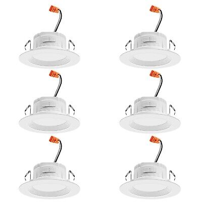 Juno RB4 SWW5 CP6 MW M2 RetroBasics Downlight Trim Kit, Switchable LED White,...