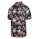 FOCO Men's NCAA College Team Logo Floral Aloha Tropical Button Up Shirt X-Large