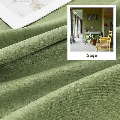 DUALIFE Light Sage Green Curtains 96 Inches Long for Bedroom 2 Panels Back Ta...