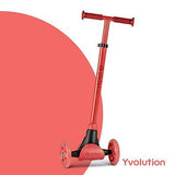 Yvolution Y Glider Kiwi Scooter for Kids Ages 3-8, 3 Wheel Scooter with LED W...