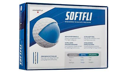 Maxfli 2023 Softfli Matte Golf Balls- 12 Pack, Compression 35, Enhanced Align...