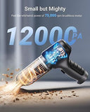 Handheld Vacuum Cordless, 12000PA Car Vacuum Cleaner High Power, Small Vacuum...