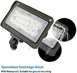 2 Pack LED Flood Light, 5000K Daylight White, 100-277VAC,IP65 Waterproof and ...