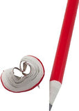 Recycled Newspaper Pencil (Red) (Full Size Round Painted Pencils) (Earth Frie...