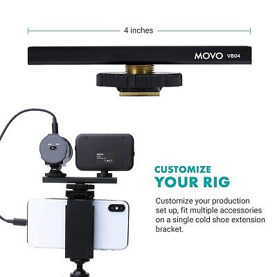 Movo iVlogger Vlogging Kit for iPhone - Lightning Compatible YouTube Starter ...