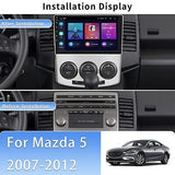 Android 13 Car Stereo for Mazda 5 2007-2012 with Wireless Apple CarPlay Andro...