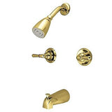 Kingston Brass KB242 Magellan Tub and Shower Faucet 2-Magellan Handle, Polish...