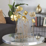 Deco 79 Metal Floral Decorative Sculpture Home Decor Statue with Wire Vases a...