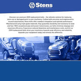 Stens OEM Replacement Belt 266-186 Compatible with/Replacement For John Deere...