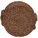 Household Essentials Large Wicker Floor Storage Basket with 19''x 25'', Brown