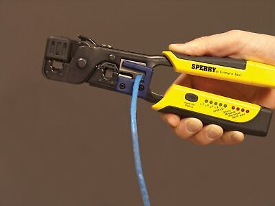 Sperry Instruments GMC-3000 Modular Crimper & Cable Tester , Yellow