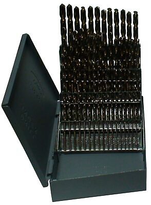 Drill America - DWD60J-CO-SET 60 Piece m35 Cobalt Drill Bit Set (Wire Sizes: ...