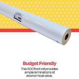 School Smart Laminating Film Roll, 25 Inches x 500 Feet, 1.5 mil Thick, High ...