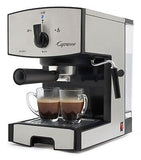 Capresso 117.05 Stainless Steel Pump Espresso and Cappuccino Machine EC50, Bl...