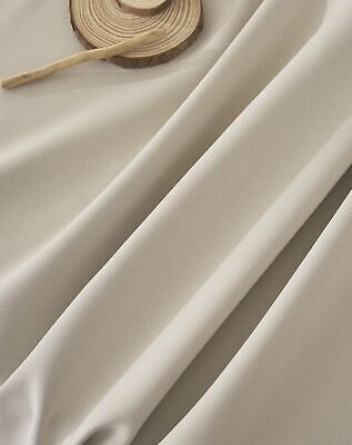 20ft Ivory Extra Long Curtains with Soft Texture,Grommet Top Decorative Drape...