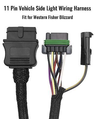 11 Pin Vehicle Side Light Wiring Harness Replace 26357 22413 Fit for Western ...