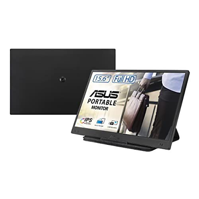 ASUS ZenScreen 15.6” 1080P Portable USB Monitor (MB166B) - Full HD, BLACK