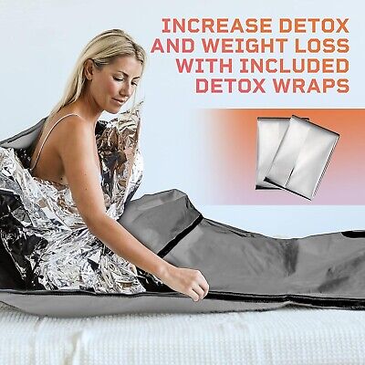 LifePro Sauna Blanket for Detoxification - Portable Far Infrared Sauna for Ho...