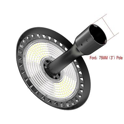 Krled Post Top Light 100W LED Area Light 13000Lm 5500K Pure White (300W Equiv...