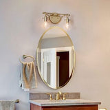 KSANA Bathroom Vanity Light, 2 Light Vanity Lighting Fixtures, Gold Bathroom ...