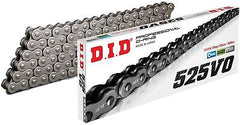 DID (525VO-112) Steel 112 Link Professional V Series O-Ring Chain with Connec...