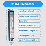 Replacement for ICN-2P32-SC 1& 2 Lamp - T8 Fluorescent Electronic Ballast - 1...