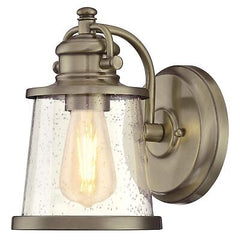 Westinghouse 6374500 Emma Jane One-Light Outdoor Wall Lantern, Antique Brass ...