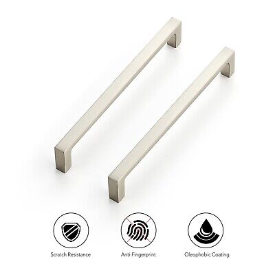 Ravinte 20 Pack Solid 6-1/4 Inch Kitchen Square Cabinet Handles Brushed Nicke...