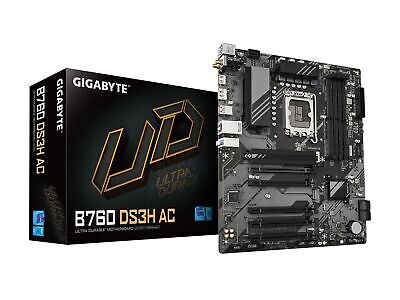 GIGABYTE B760 DS3H AC (rev. 1.0/1.1) LGA 1700 Intel B760 ATX Motherboard with...