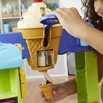 Play-Doh Kitchen Creations Ultimate Ice Cream Truck Toy Playset, Food Truck T...