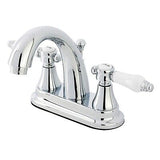 Kingston Brass KS7611BPL Bel-Air 4" Centerset Bathroom Faucet, 4-3/4" In Spou...