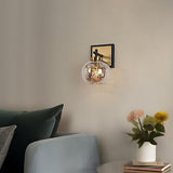 Black Gold Wall Sconces, Modern 1-Light Wall Lights for Bedroom, Bathroom, Li...