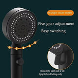 10-Mode Handheld Shower Head Set, High Pressure Shower Head with 59&#8221; Stain