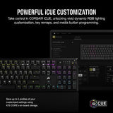 CORSAIR K70 CORE RGB Mechanical Gaming Keyboard with Palmrest - Pre-lubricate...