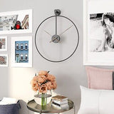 'The Ring' Oversized Modern Nordic Wall Clock, Minimalistic and Stylish, Simp...