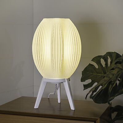 JONATHAN Y USA1000B 3D Printed Dimmable LED Table Lamp Wavy 16.5" Modern Cont...