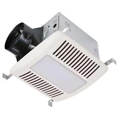 Haier Bathroom Exhaust Fan with 4000K LED Lights, 140 CFM, 10W Bathroom Vent ...