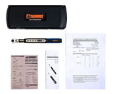 1/4 inch Digital Torque Wrench, 0.74-14.75 ft-lbs Torque Range, Set Target To...