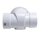 Oatey 6 in. PVC Backwater Valve 6 Inch White