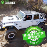 Alien Sunshade Jeep Wrangler Sunshade JLU (2018-2023) - Front & Rear Jeep JL ...