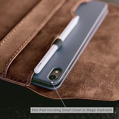 Full-Grain Leather Sleeve for iPad (1-10) & iPad Air (1-5) - Handmade & Fair ...