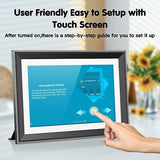 10 Inch WiFi Digital Photo Frame Touch Screen, Picture Frame with 16GB Memory...