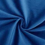 DWCN Extra Wide Velvet Curtains - Blue Blackout Privacy Protect Window Drapes...