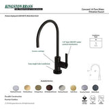 Kingston Brass KS8190CTL Continental Water Filtration Faucet, 5-7/8" in Spout...