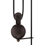 Westinghouse 6363200 Iron Hill One-Light Pulley, Oil Rubbed Bronze Finish wit...