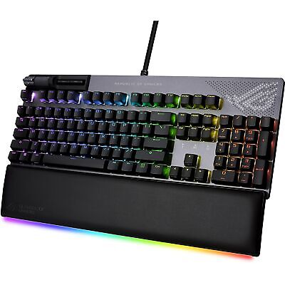 ASUS ROG Strix Flare II Animate 100% RGB Gaming Keyboard - Hot-swappable, ROG...