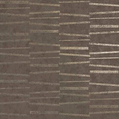 Brewster Home Fashions 2927-10605 Luminescence Brown Abstract Stripe Wallpaper